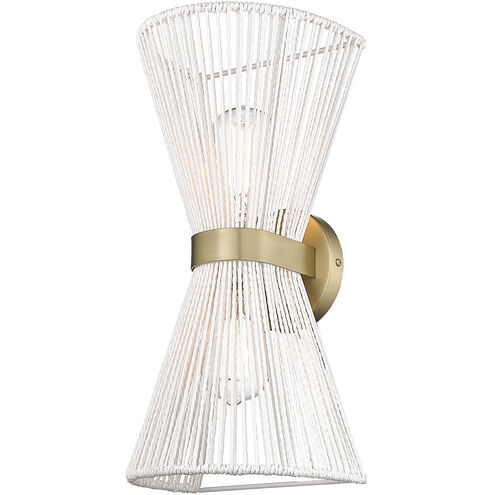 Avon 2 Light 8.13 inch Brushed Champagne Bronze Wall Sconce Wall Light